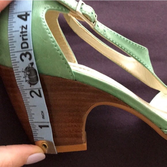 Mariano sea foam green sandal heels - Picture 6 of 6